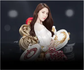 Bàn chơi Baccarat hoặc Roulette ảo tại sòng bạc trực tuyến ke9f với các chip cược